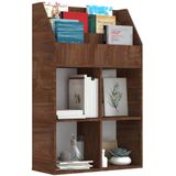 vidaXL-Kindertijdschriftenrek-71x30x114-cm-bewerkt-hout-bruineiken