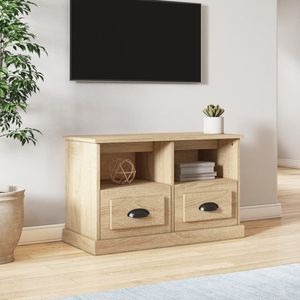 vidaXL-Tv-meubel-80x35x50-cm-bewerkt-hout-sonoma-eikenkleurig