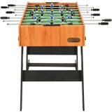 VidaXL Voetbaltafel Inklapbaar 121x61x80 cm Lichtbruin