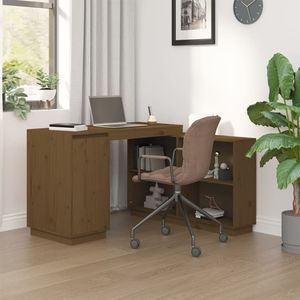 vidaXL-Bureau-110x50x75-cm-massief-grenenhout-honingbruin