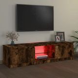 vidaXL-Tv-meubel-LED-verlichting-140x40x35,5-cm-gerookt-eikenkleurig