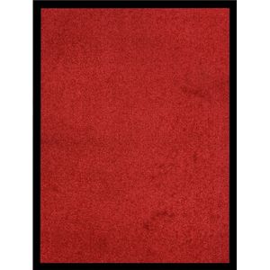 vidaXL Deurmat 60x80 cm rood