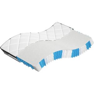 vidaXL Pocketveringmatras middelhard-plus 140x200 cm