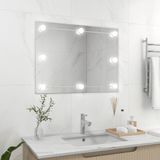 vidaXL-Wandspiegel-zonder-lijst-met-LED-lampen-rechthoekig-glas