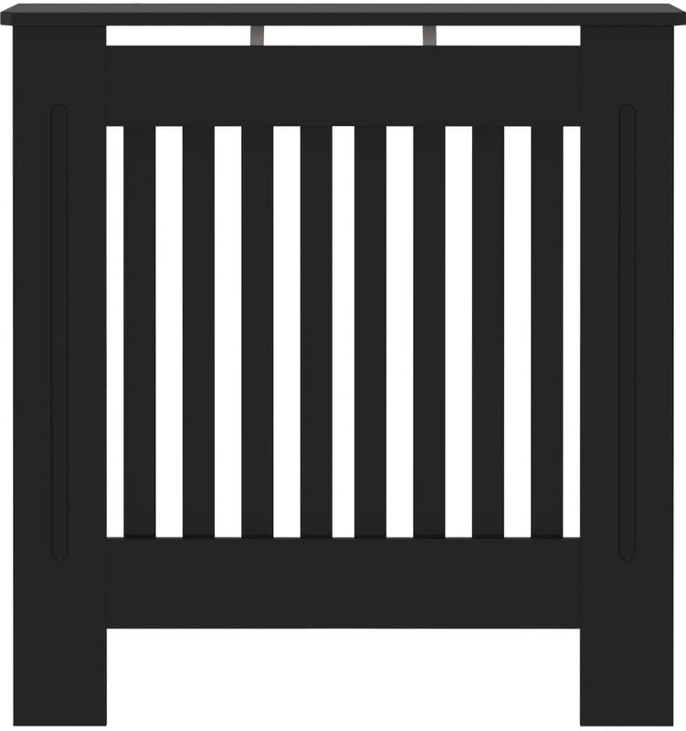 vidaXL Radiatorombouw 78 cm MDF zwart