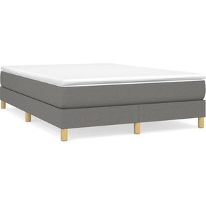 vidaXL-Boxspringframe-stof-donkergrijs-140x200-cm