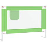 vidaXL Bedhekje peuter 90x25 cm stof groen