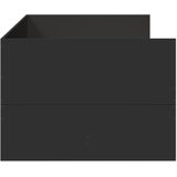 vidaXL - Slaapbank - met - lades - zonder - matrasx200 - cm - zwart