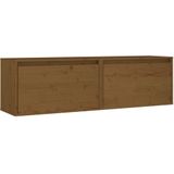 VidaXL-Wandkasten-2-st-60x30x35-cm-massief-grenenhout-honingbruin