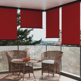 vidaXL Balkonscherm 122x250 cm rood