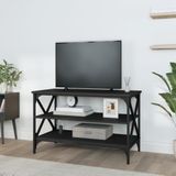 vidaXL-Tv-meubel-80x40x50-cm-bewerkt-hout-zwart