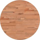 vidaXL Tafelblad rond Ø50x2,5 cm massief beukenhout