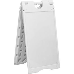 vidaXL Sandwichbord 45x7x84,5 cm HDPE grijs