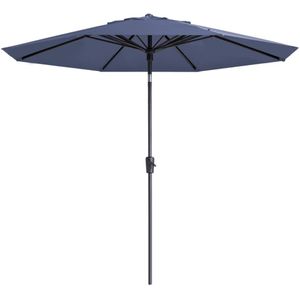 Madison Parasol Paros II Luxe 300 cm safierblauw