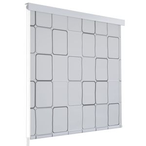 vidaXL Rolgordijn voor douche 120x240 cm vierkant