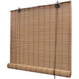 vidaXL-Rolgordijnen-2-st-80x160-cm-bamboe-bruin