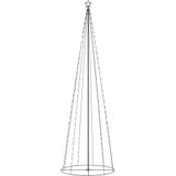 vidaXL Kegelkerstboom 330 meerkleurige LED's 100x300 cm