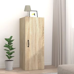 vidaXL-Wandkast-34,5x34x90-cm-bewerkt-hout-sonoma-eikenkleurig