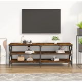 vidaXL-Tv-meubel-140x40x50-cm-bewerkt-hout-gerookt-eikenkleurig