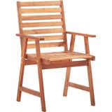 vidaXL - Tuinstoelen - 2 - st - met - kussens - massief - acaciahout