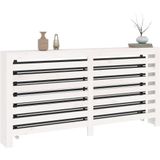 vidaXL Radiatorombouw 169x19x84 cm massief grenenhout wit