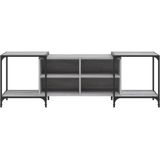 vidaXL Tv-meubel 153x37x50 cm bewerkt hout grijs sonoma eikenkleurig