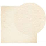 vidaXL-Vloerkleed-HUARTE-laagpolig-zacht-wasbaar-160x160-cm-crème