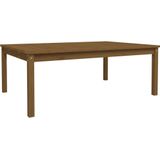 VidaXL Tuintafel 121x82,5x45 cm Massief Grenenhout Honingbruin