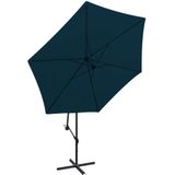 vidaXL Zweefparasol 3 m blauw