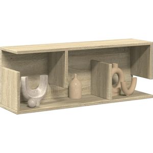 vidaXL Wandkast 80x20x30 cm bewerkt hout sonoma eikenkleurig