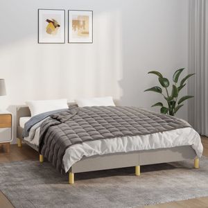 vidaXL-Verzwaringsdeken-137x200-cm-6-kg-stof-grijs