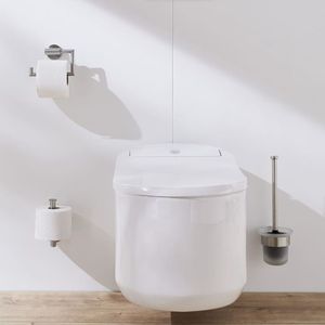 Toiletrolhouder ophangen zonder boren - Toiletrolhouder kopen? | Lage prijs  | beslist.nl