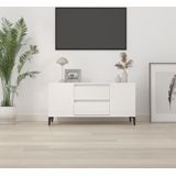 vidaXL-Tv-meubel-102x44,5x50-cm-bewerkt-hout-hoogglans-wit