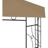 vidaXL-Prieel-160-g/m²-3x3x2,7-m-taupe