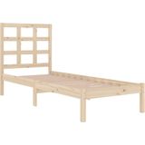 vidaXL Bedframe massief hout 100x200 cm