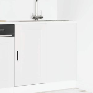 vidaXL - Keuken - onderkast - Porto - bewerkt - hout - wit
