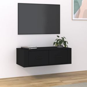 vidaXL-Tv-hangmeubel-80x36x25-cm-bewerkt-hout-zwart