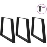 vidaXL - Eettafel - rechthoekig - 280x100x74 - cm - massief - eikenhout - lichtbruin