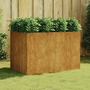 vidaXL Plantenbak verhoogd 120x80x80 cm cortenstaal