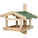 VidaXL Vogelvoeder 35x29,5x21 cm - Massief Hout