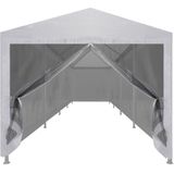 VidaXL Partytent met 10 Mesh Zijwanden 12x3 m