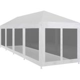 VidaXL Partytent met 10 Mesh Zijwanden 12x3 m