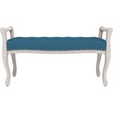 VidaXL Bankje 110x45x60 cm Fluweel Blauw