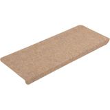 vidaXL-Trapmatten-zelfklevend-15-st-65x24,5x3,5-cm-beige