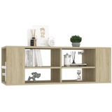 VidaXL TV-wandmeubel 102x35x35 cm - Spaanplaat Sonoma Eikenkleurig