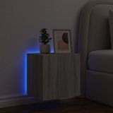 vidaXL-Tv-wandmeubel-met-LED-verlichting-40,5x35x40-cm-grijs-sonoma