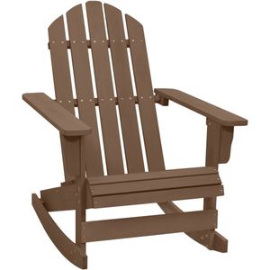 vidaXL Tuinschommelstoel hout bruin