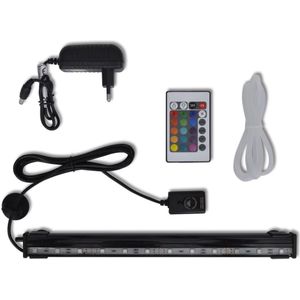 vidaXL LED-onderwaterlamp voor aquarium met bubbels RGB 32 cm