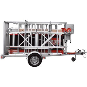 Altrex RS42 - Rolsteiger - 135x185 cm - 12,2 meter werkhoogte - Inclusief Steigeraanhanger DeLuxe