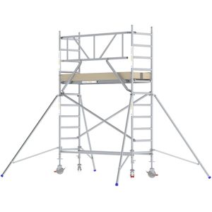 Rolsteiger Professioneel 90x305 4,2m werkhoogte Opbouw tegen Gevel